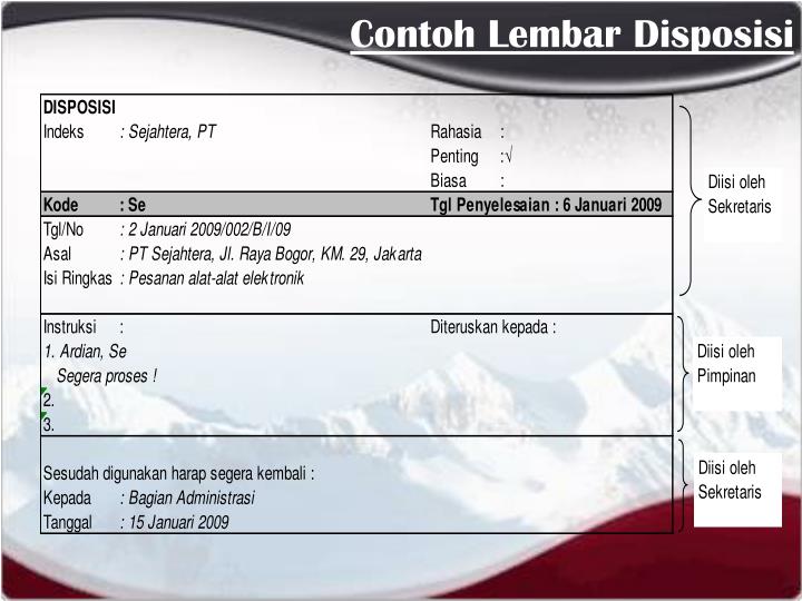 Detail Gambar Surat Disposisi Nomer 42