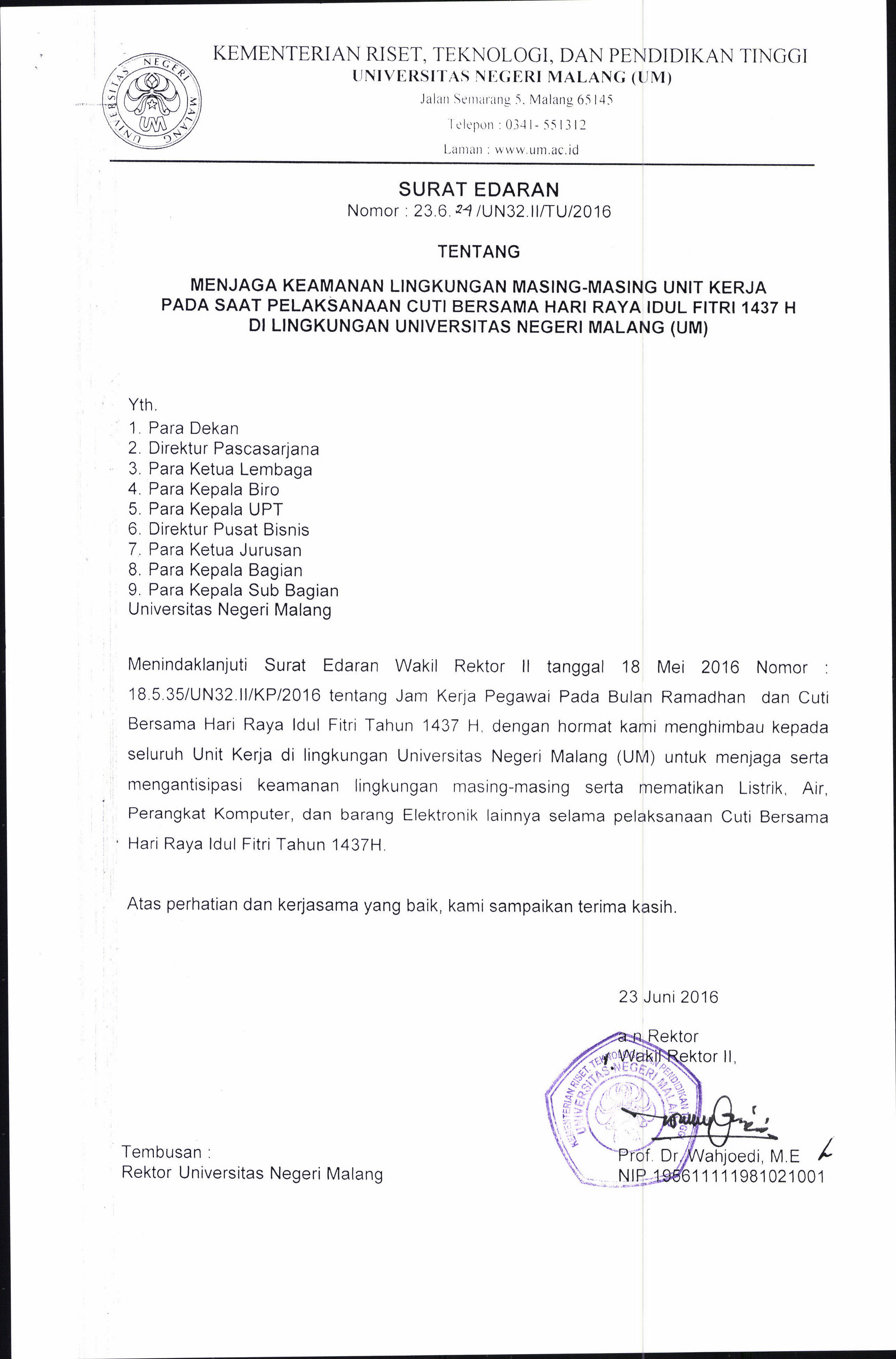 Detail Gambar Surat Edaran Nomer 34