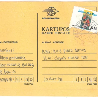 Detail Gambar Surat Kartu Pos Nomer 19