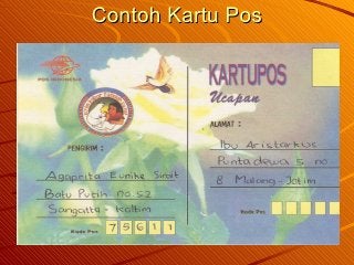 Detail Gambar Surat Kartu Pos Nomer 29