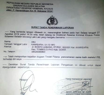 Detail Gambar Surat Laporan Ke Kepolisian Pencemaran Nama Baik Nomer 22