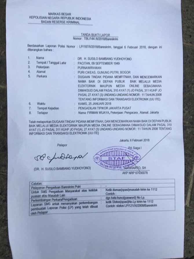 Detail Gambar Surat Laporan Ke Kepolisian Pencemaran Nama Baik Nomer 30