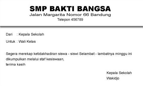 Detail Gambar Surat Memorandum Nomer 19