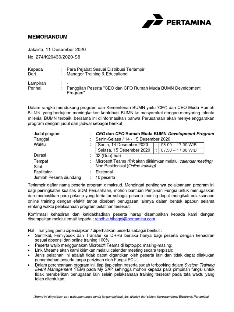 Detail Gambar Surat Memorandum Nomer 47