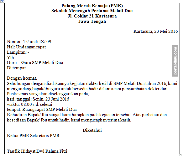 Detail Gambar Surat Memorandum Nomer 4