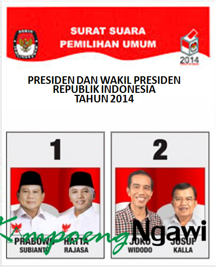 Detail Gambar Surat Suara Pilpres 2014 Nomer 11