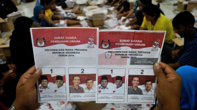 Detail Gambar Surat Suara Pilpres 2014 Nomer 20