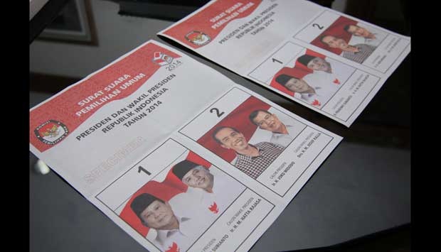 Detail Gambar Surat Suara Pilpres 2014 Nomer 22