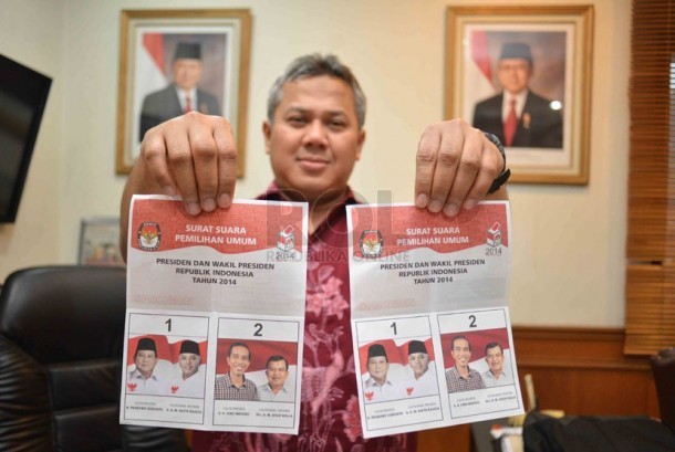 Detail Gambar Surat Suara Pilpres 2014 Nomer 3