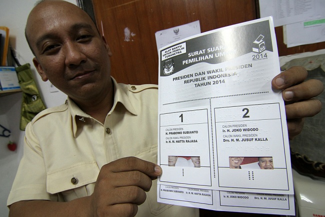 Detail Gambar Surat Suara Pilpres 2014 Nomer 39