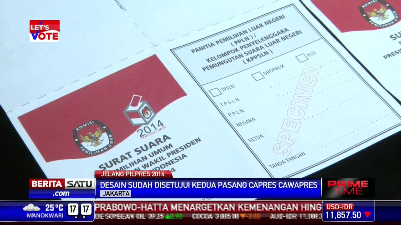 Detail Gambar Surat Suara Pilpres 2014 Nomer 49