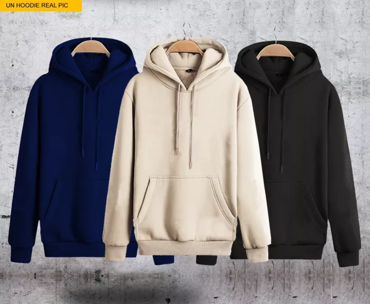 Detail Gambar Sweater Hoodie Polos Nomer 13