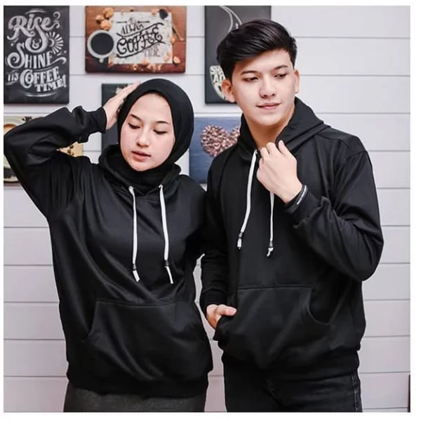 Detail Gambar Sweater Hoodie Polos Nomer 20