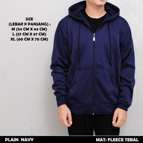 Detail Gambar Sweater Hoodie Polos Nomer 7