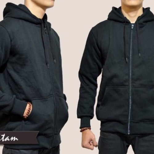 Detail Gambar Sweater Polos Hitam Nomer 47