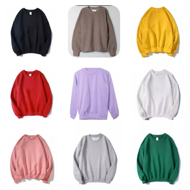 Detail Gambar Sweater Polos Wanita Nomer 14