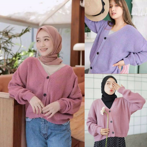 Detail Gambar Sweater Rajut Wanita Nomer 3