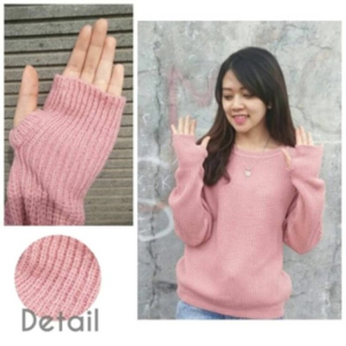 Detail Gambar Sweater Rajut Wanita Nomer 49