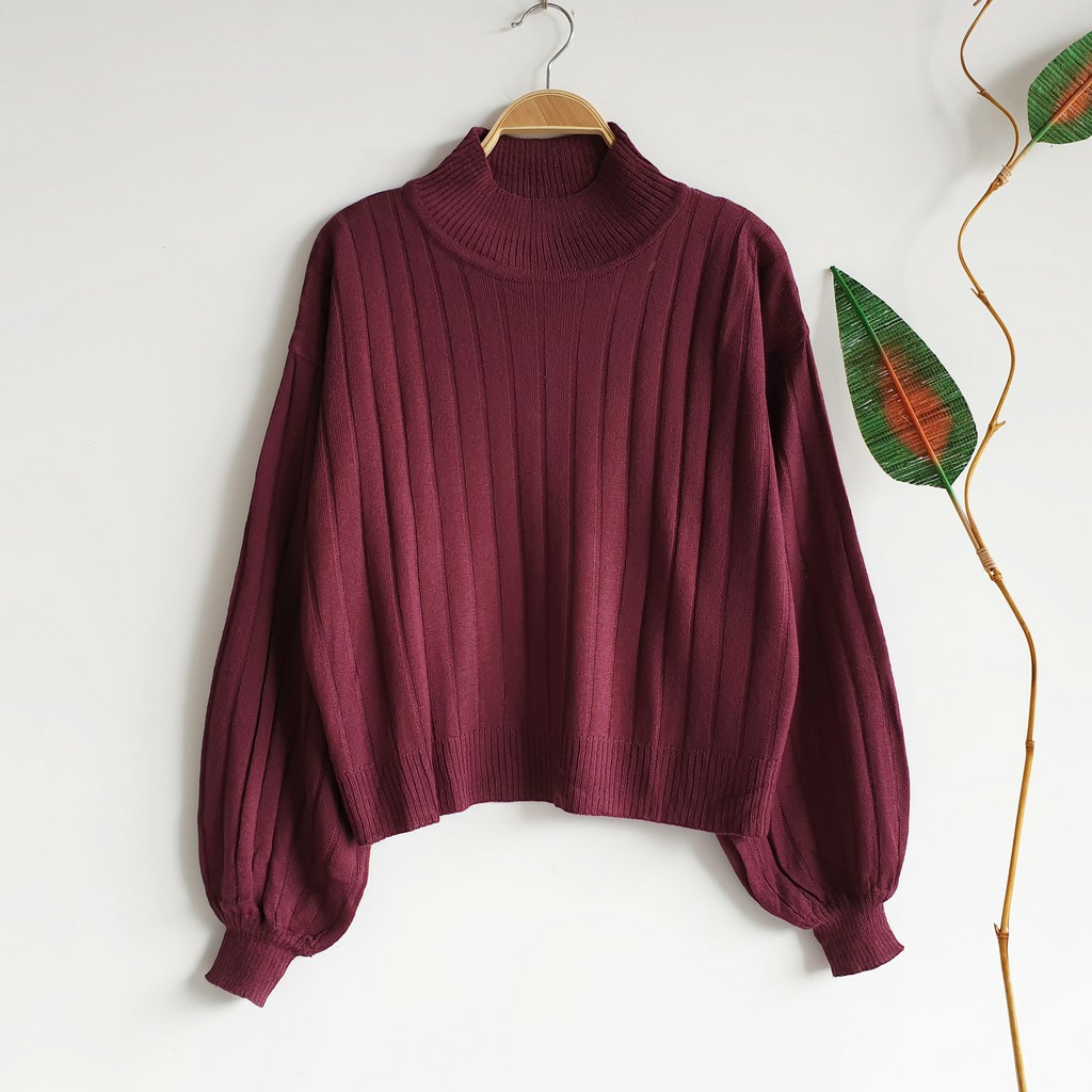 Detail Gambar Sweater Rajut Wanita Nomer 55