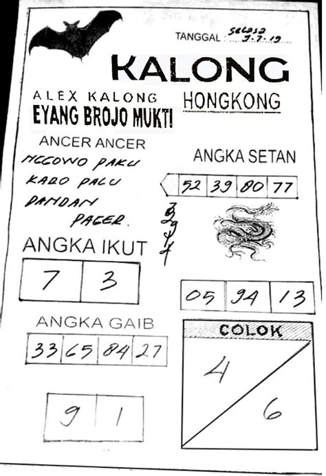 Detail Gambar Syair Hongkong Malam Ini Nomer 11