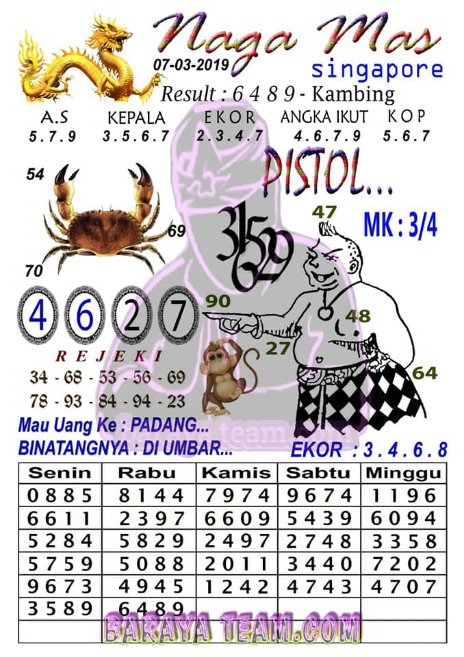 Detail Gambar Syair Sgp Hari Ini Nomer 38