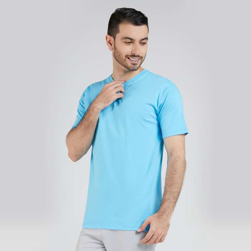 Detail Gambar T Shirt Polos Blue Nomer 32