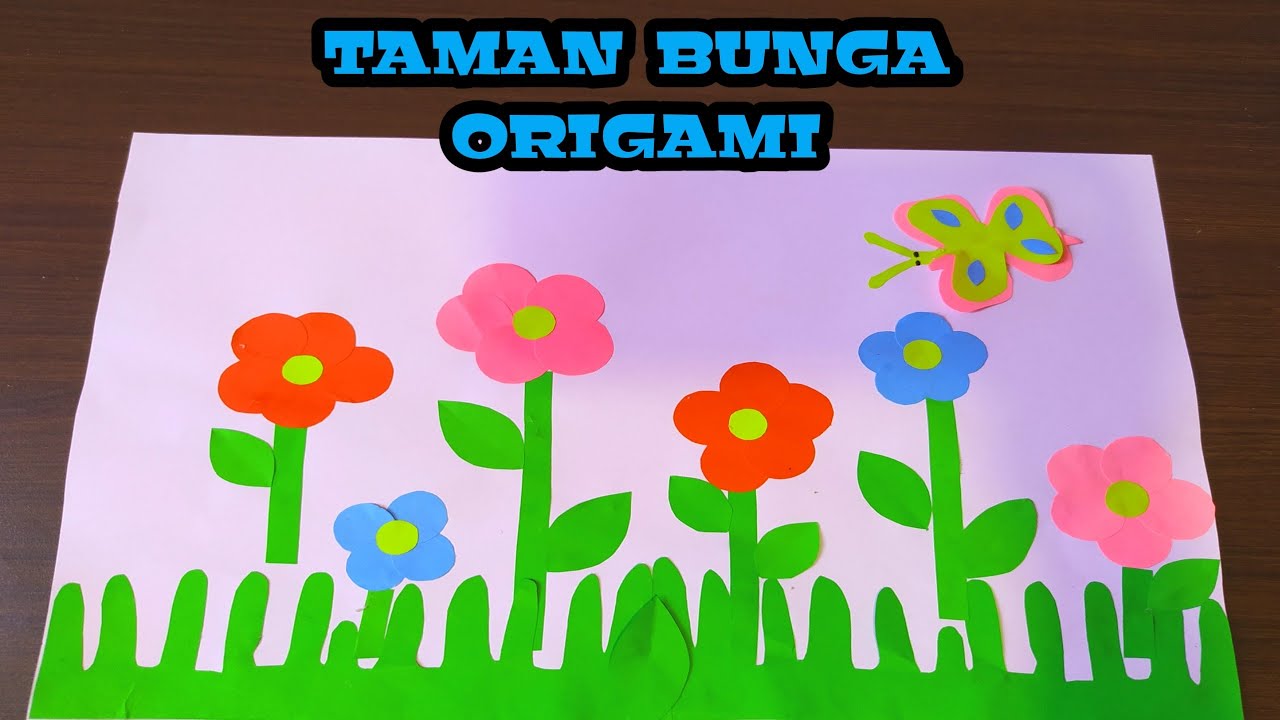 Detail Gambar Taman Bunga Origami Nomer 5