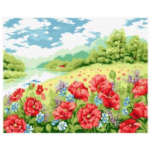Detail Gambar Taman Bunga Yang Indah Lukisan Nomer 24