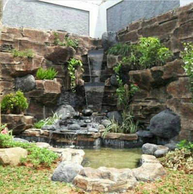 Detail Gambar Taman Dengan Air Mancur Gambar Taman Ruamh Mewah Nomer 9