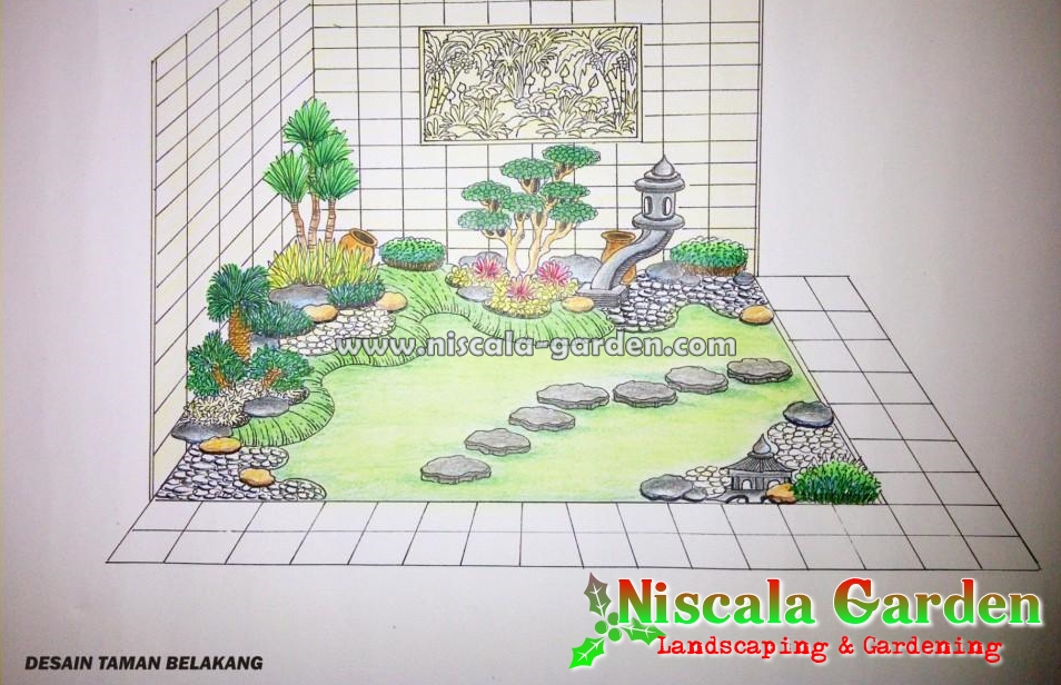 Detail Gambar Taman Sketsa Nomer 6