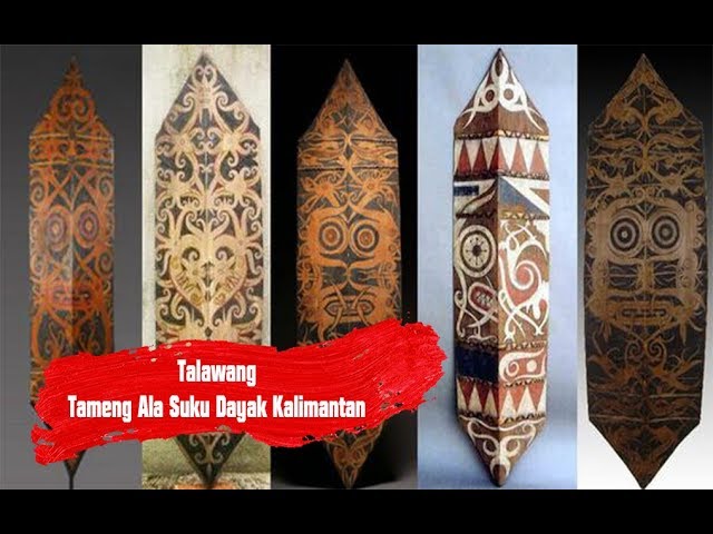 Detail Gambar Tameng Dayak Simple Nomer 31