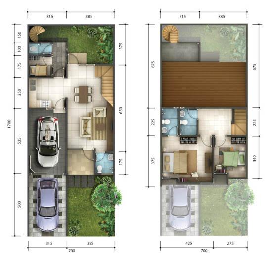 Detail Gambar Tampak Rumah Type 17x7 Nomer 3