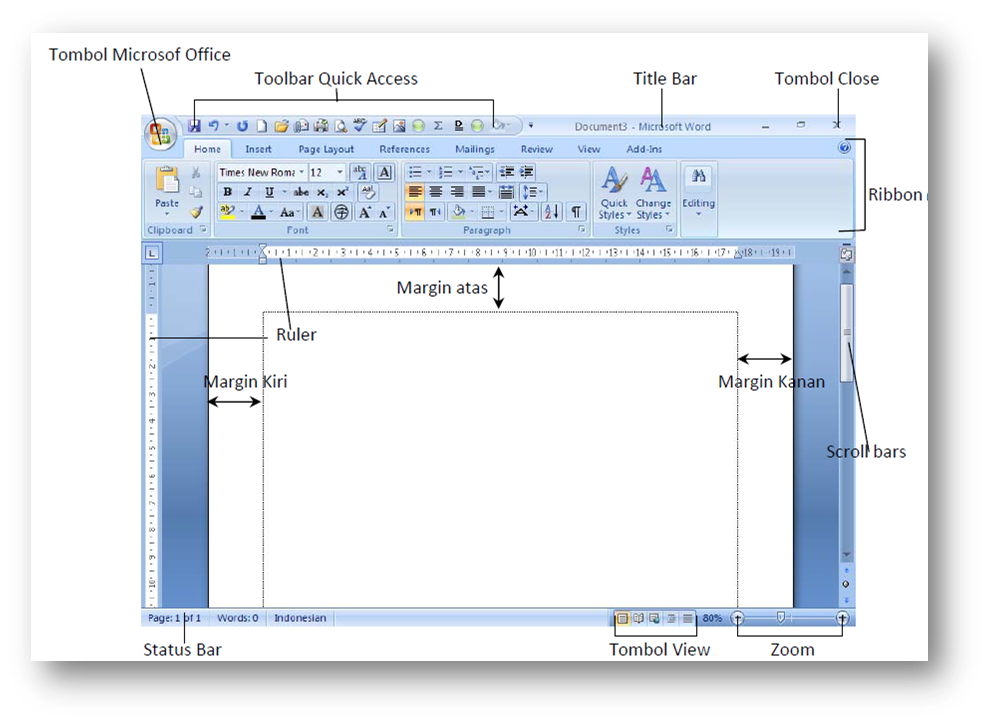 Detail Gambar Tampilan Microsoft Word 2007 Nomer 20