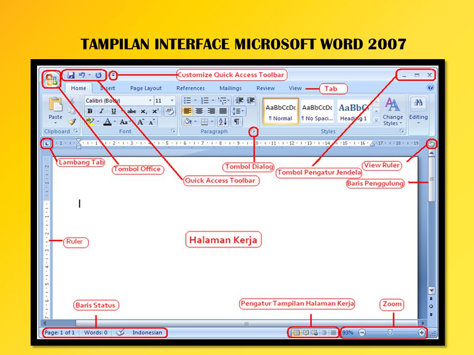 Detail Gambar Tampilan Microsoft Word 2007 Nomer 31