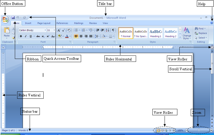Detail Gambar Tampilan Microsoft Word 2007 Nomer 8