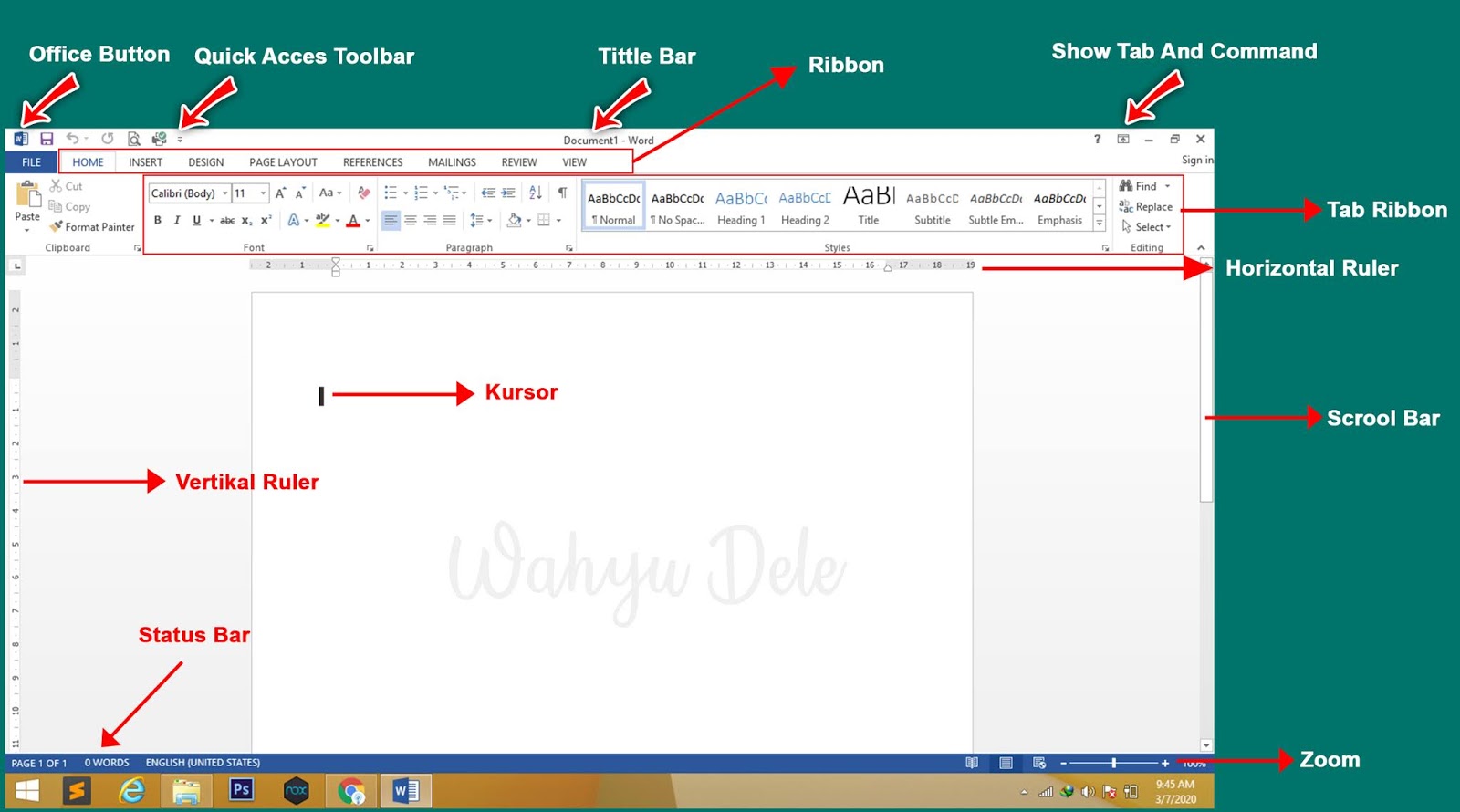 Detail Gambar Tampilan Microsoft Word 2013 Nomer 11