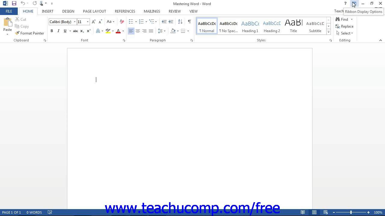 Detail Gambar Tampilan Microsoft Word 2013 Nomer 41