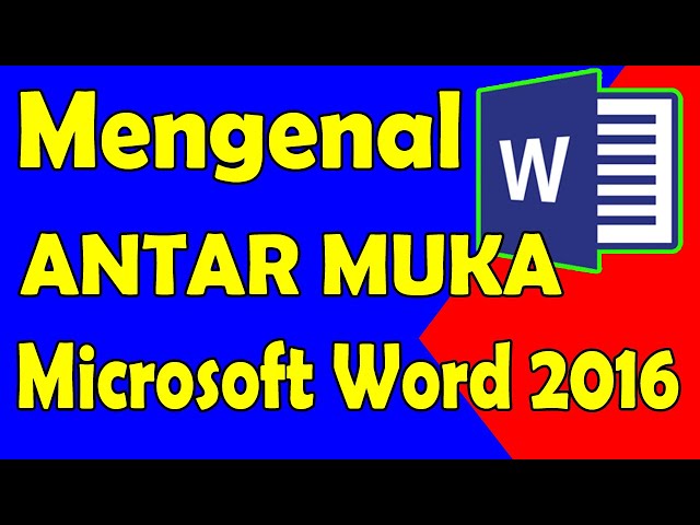 Detail Gambar Tampilan Microsoft Word 2016 Nomer 31