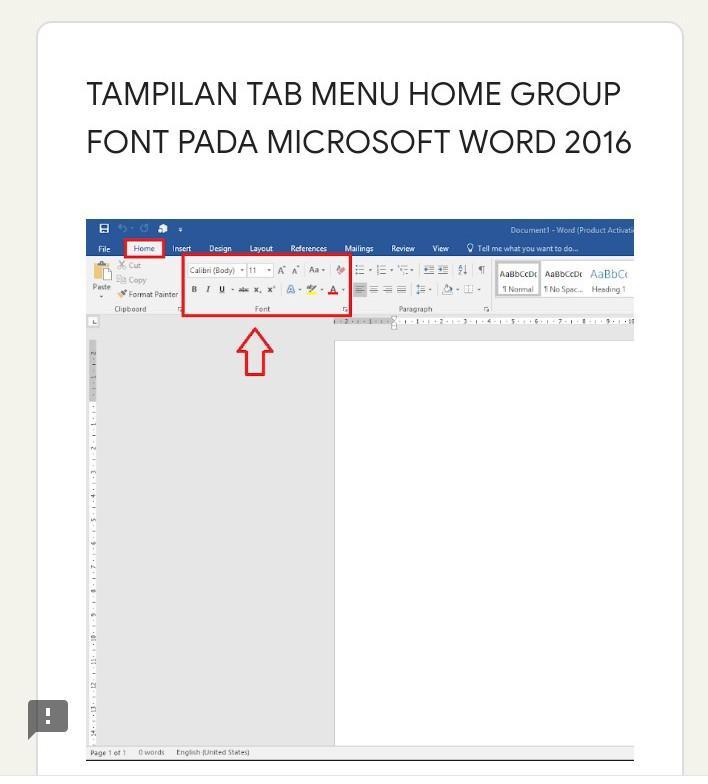 Detail Gambar Tampilan Microsoft Word 2016 Nomer 53