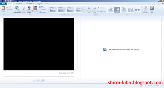 Gambar Tampilan Windows Movie Maker - KibrisPDR