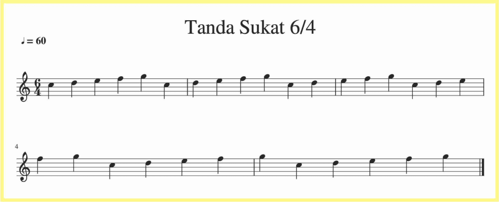 Detail Gambar Tanda Birama Nomer 25