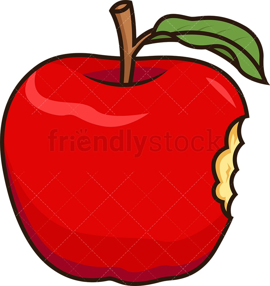 Detail Angebissener Apfel Clipart Nomer 3