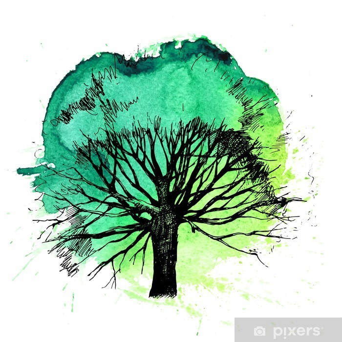 Detail Baum Gezeichnet Einfach Nomer 28