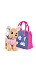 Detail Chihuahua Stofftier Mit Tasche Nomer 2