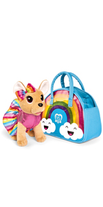 Detail Chihuahua Stofftier Mit Tasche Nomer 3