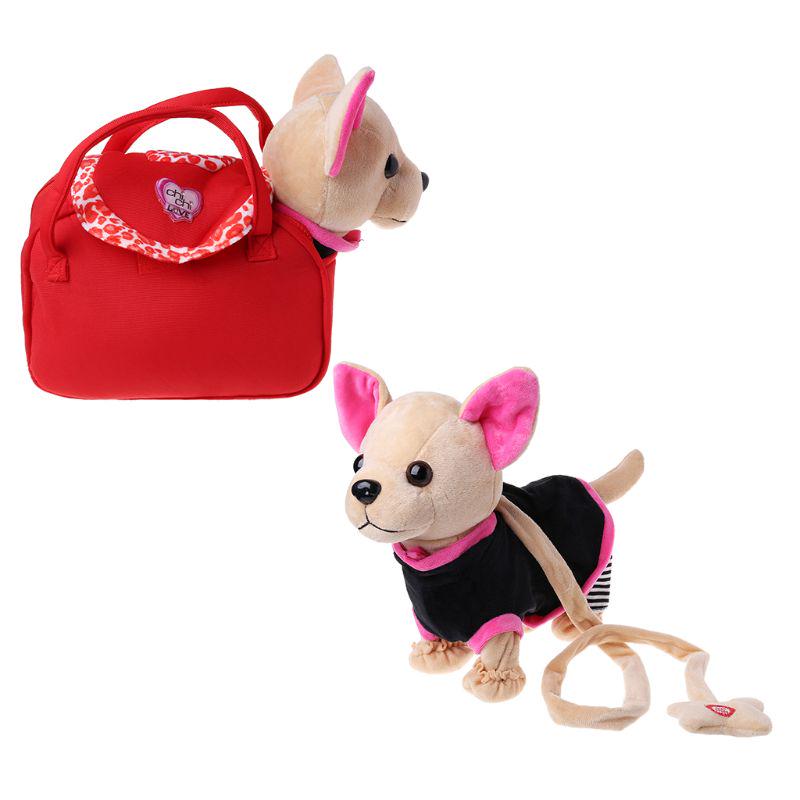 Detail Chihuahua Stofftier Mit Tasche Nomer 5