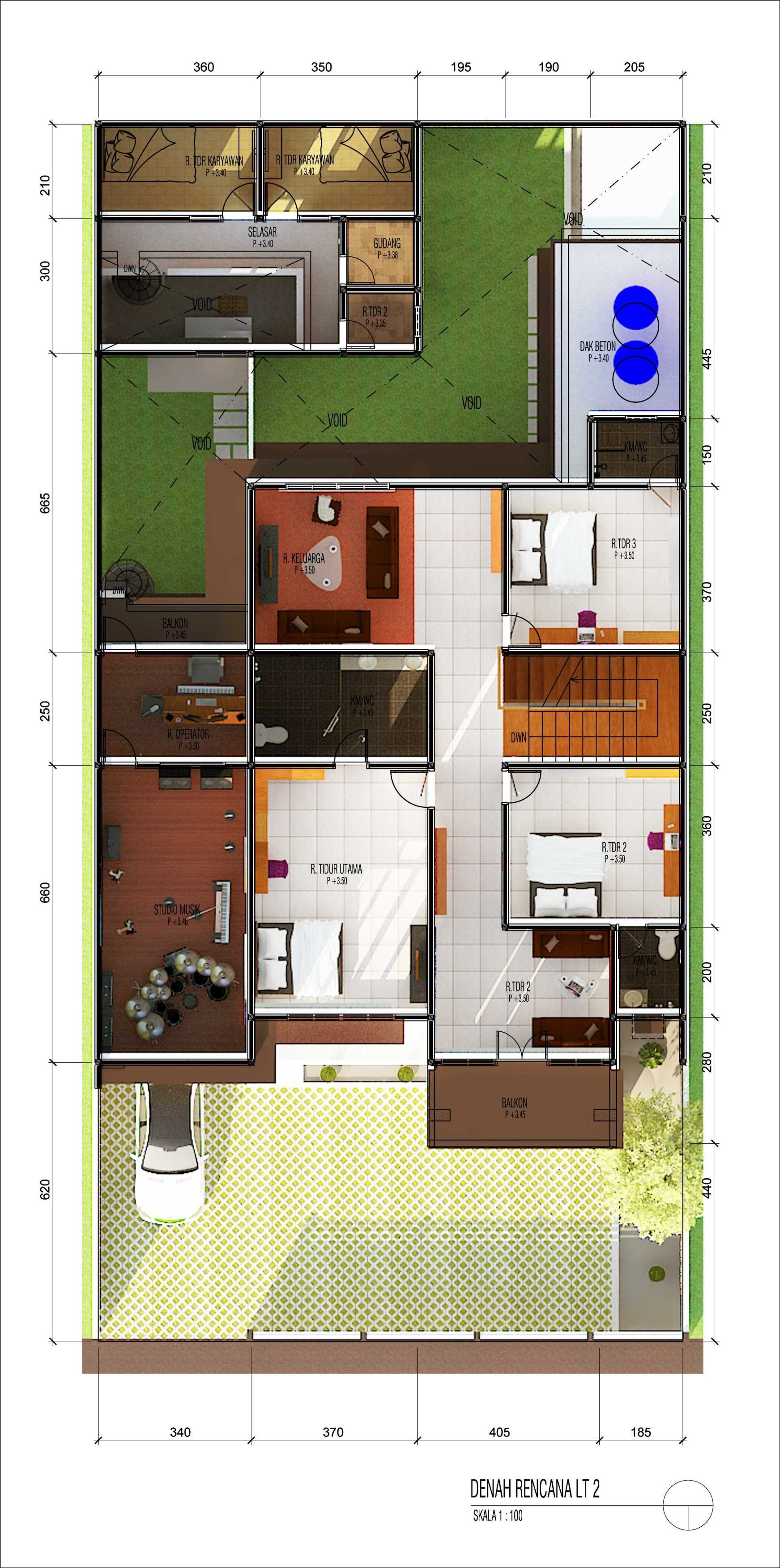 Detail Denah Rumah Tinggal Nomer 11