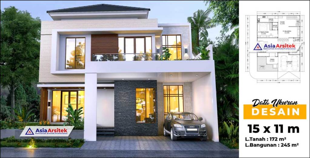 Detail Denah Rumah Tinggal Nomer 41