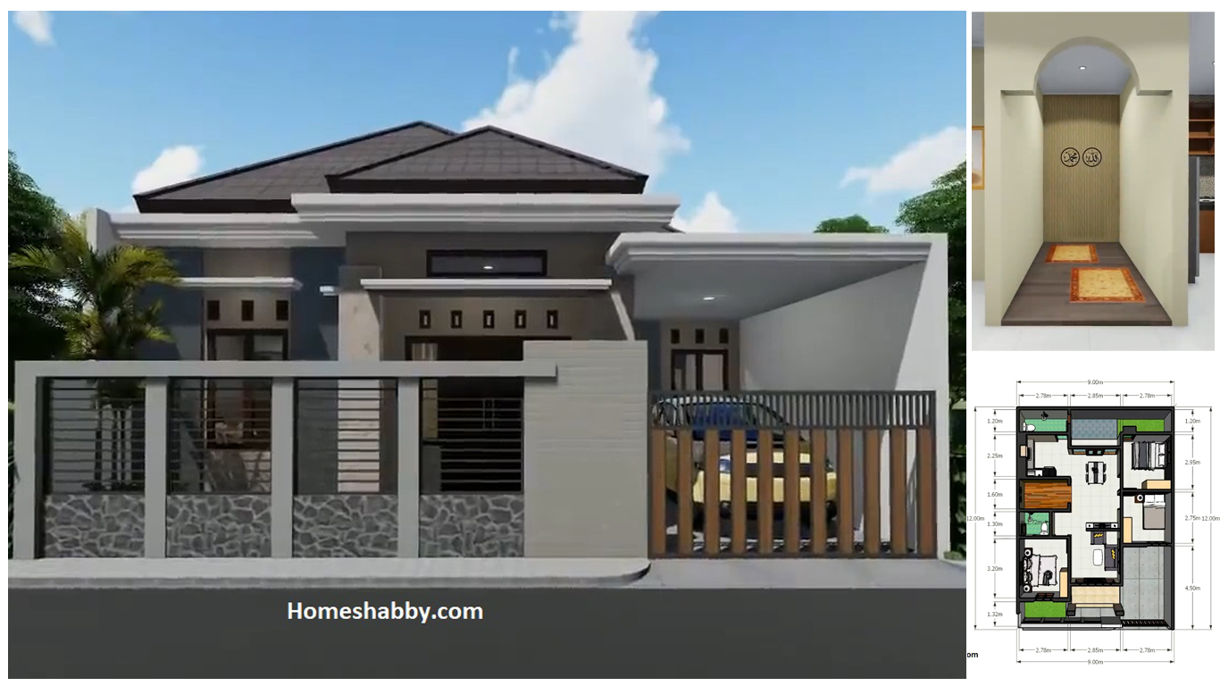 Detail Denah Rumah Tropis Nomer 7