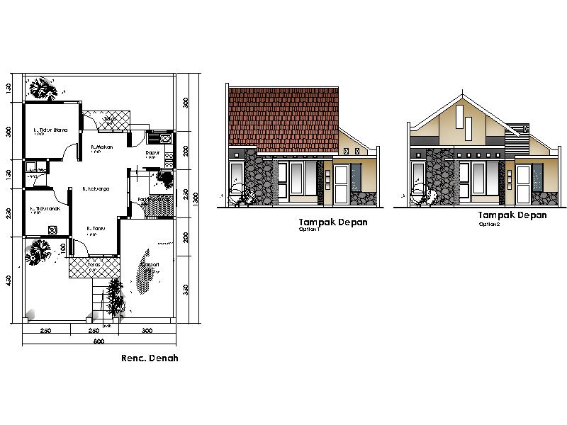 Detail Denah Rumah Tumbuh Nomer 5